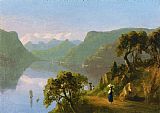 Sanford Robinson Gifford Famous Paintings - Lake Como